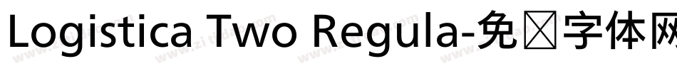 Logistica Two Regula字体转换